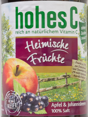 Heimische Früchte Apfel & Johannisbeere - Produkt