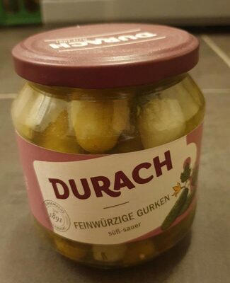 Calories in Durach Durach Feinwürzige Gurken Süß-Sauer