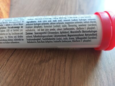 Liste des ingrédients du produit Dextro Energy Zero Calories, Beere, 3 X Dextro Energy 