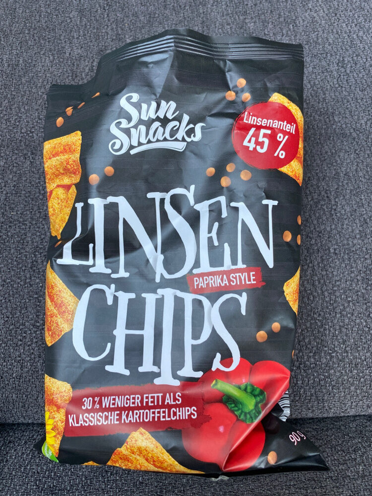 Linsen-Chips - Paprika-Style - Zutaten