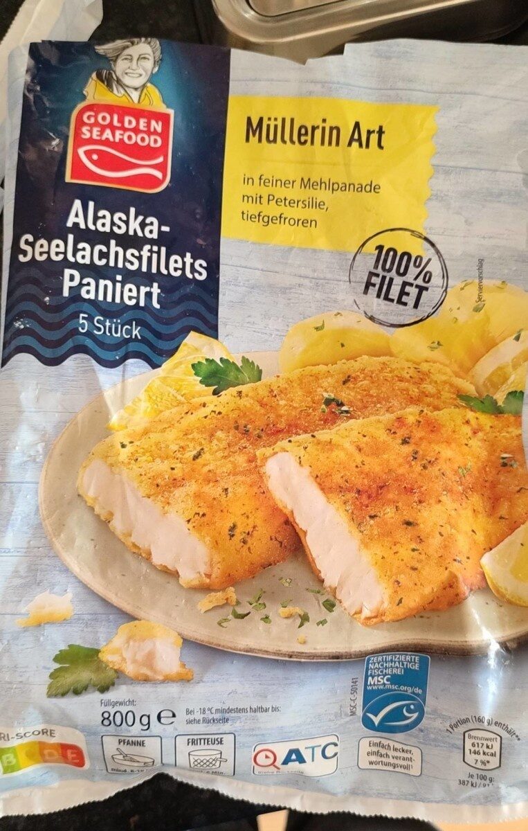 Golden Seafood Alaska Seelachsfilets Müllerin Art - Produkt