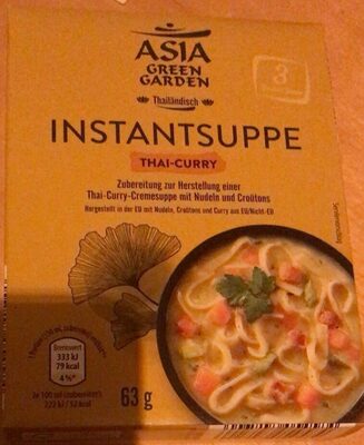 Instantsuppe - Thai-Curry - Produkt