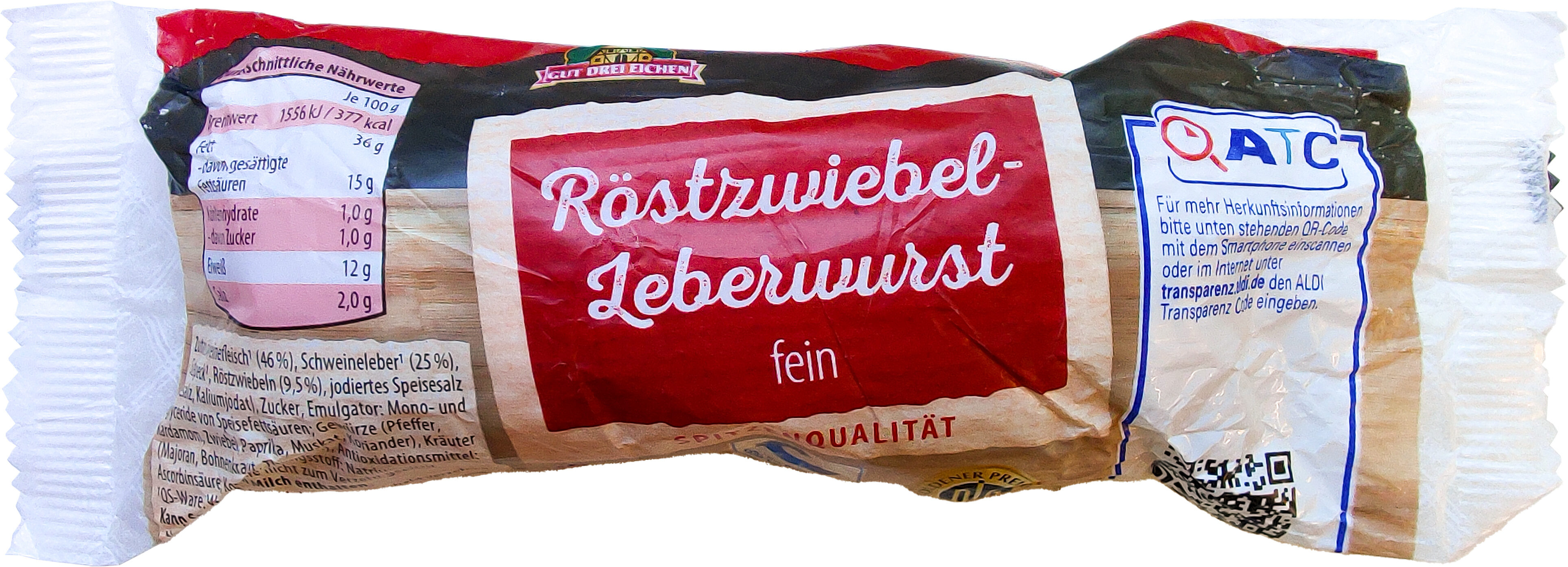 Röstzwiebel Leberwurst fein - Produkt