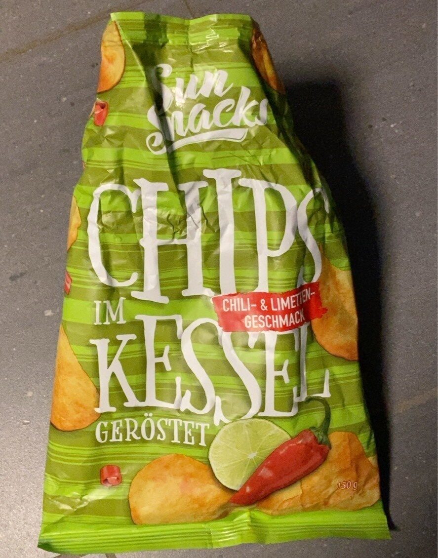 Chips im Kessel geröstet Chili- und Limettengeschmack - Product