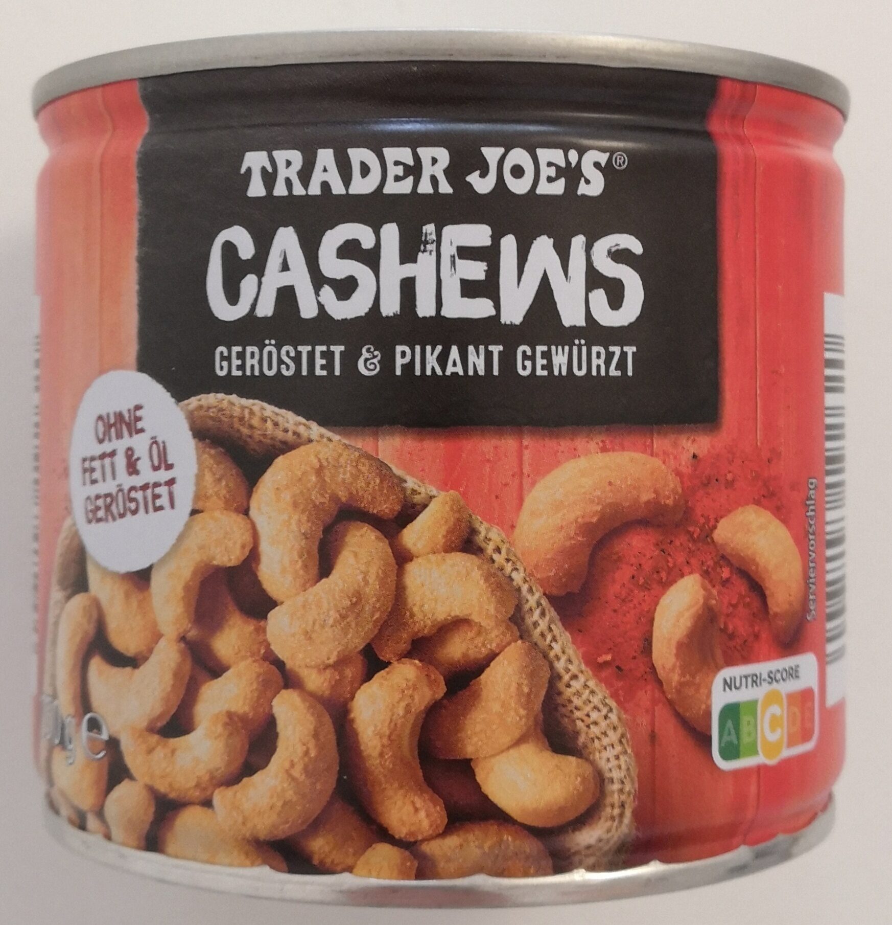 Cashews, geröstet & pikant gewürzt - Produkt