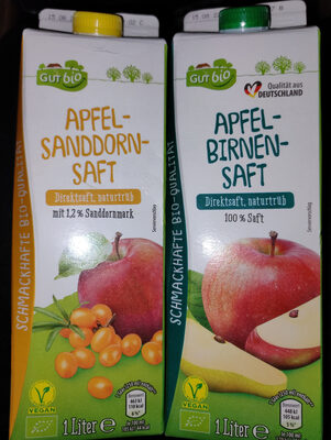 Apfel-Sanddorn-Saft / Apfel-Birnen-Saft - Produkt