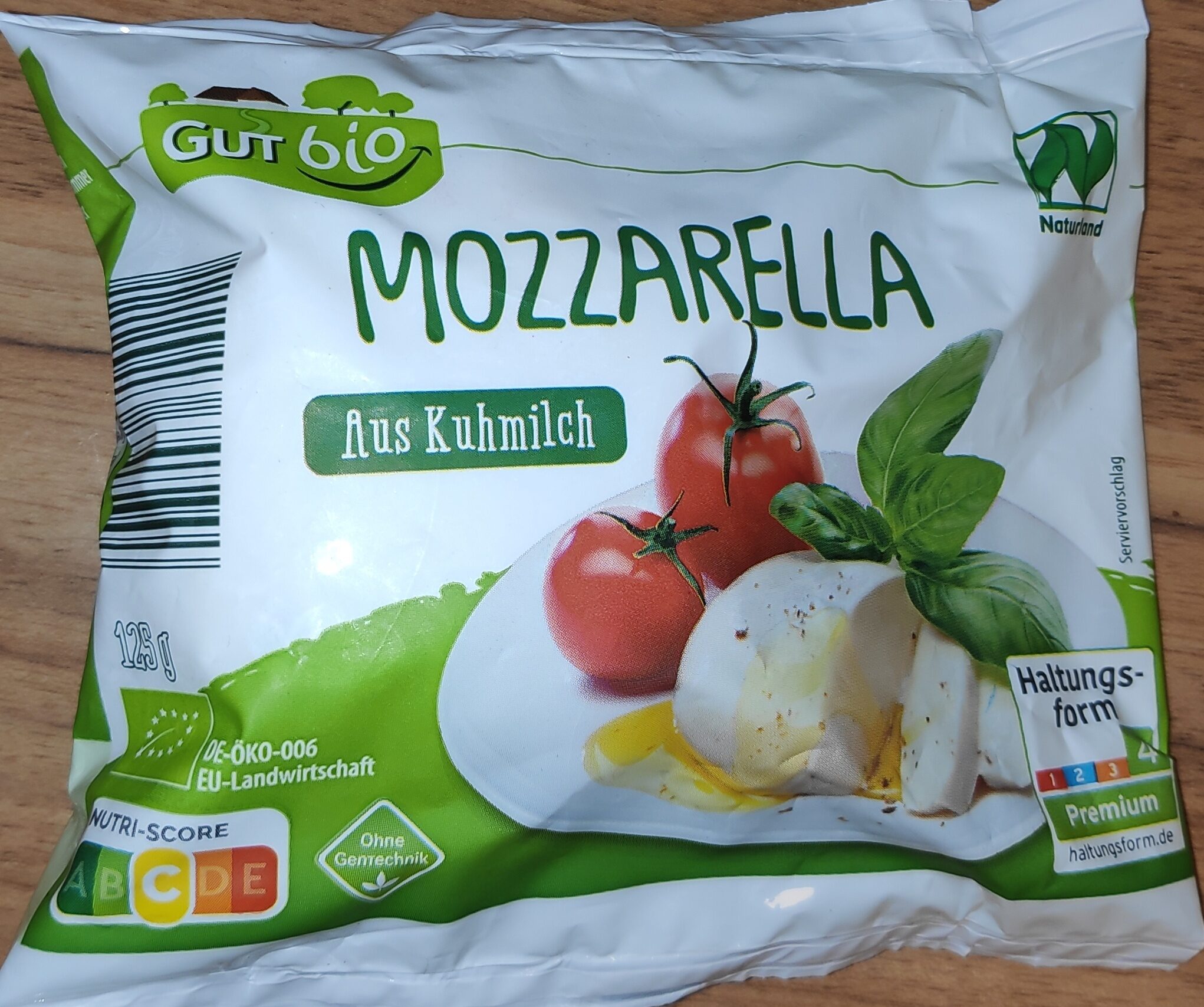 Mozarella 45 % (Bio) - Produkt
