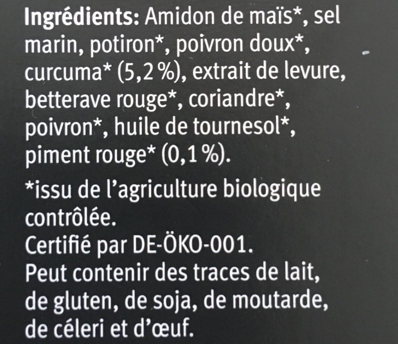 Drink Bouillon Hot Fox - Ingredients - fr