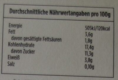 Frühstücks-Müsli Schokokirsch - Nutrition facts - de