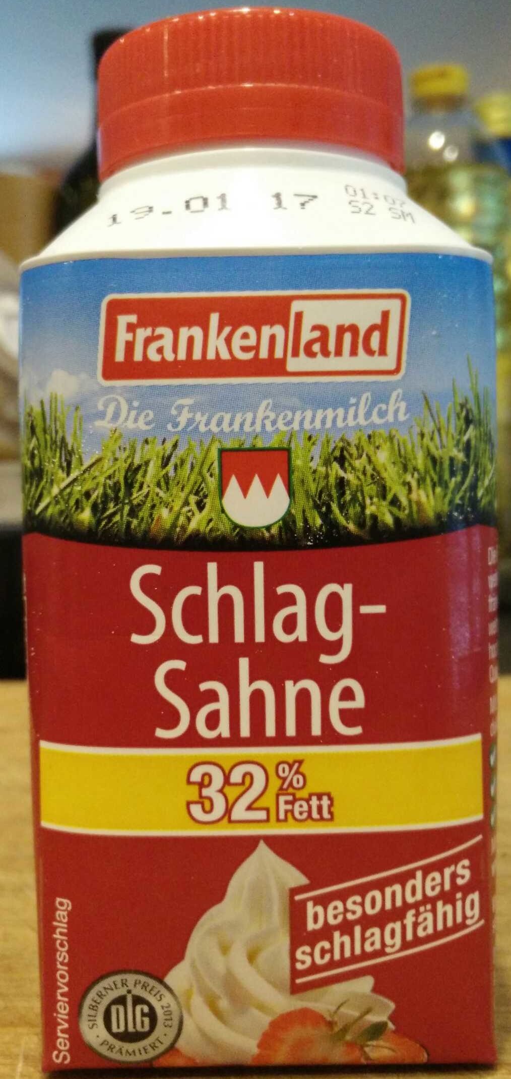 Schlag-Sahne 32% Fett - Producto - de
