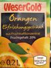 WeserGold Orangen Erfrischungsgetränk - Produkt
