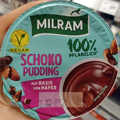 Schoko Pudding aus basis von hafer - Produit - de