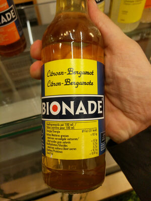 Bionade Lemon-Bergamot - Voedingswaarden - fr