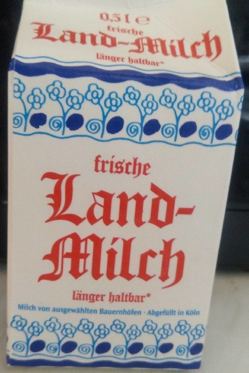 Frische Land-Milch - Produkt