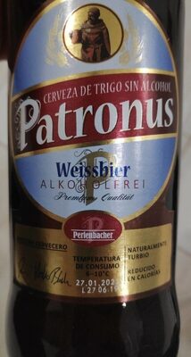 Cerveza de trigo sin alcohol Patronus - Producte - es