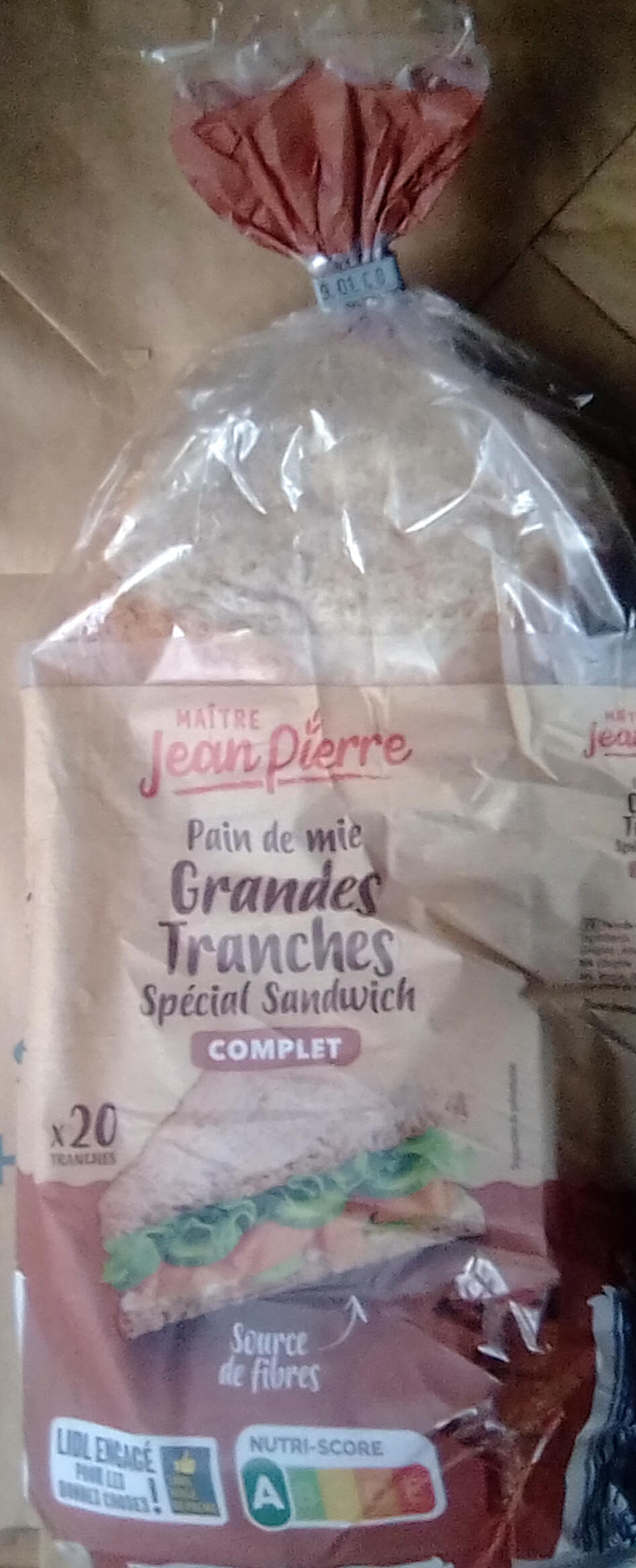 Pain de Mie - Grandes Tranches - Spécial Sandwich - Complet - 产品 - fr