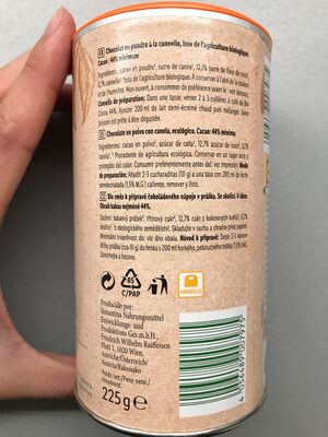Bio cocoa - Recycling instructions and/or packaging information