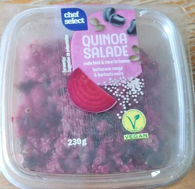 Salade Quinoa, betteraves rouges et haricots noirs - Producto