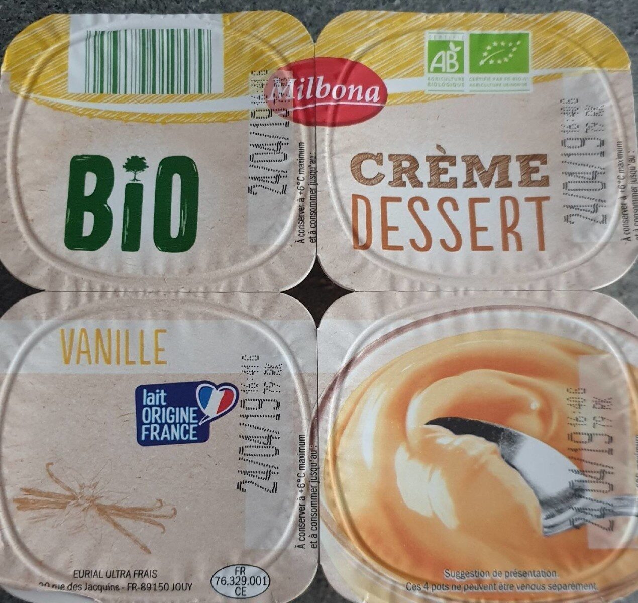 Bio crème dessert vanille - Производ - fr