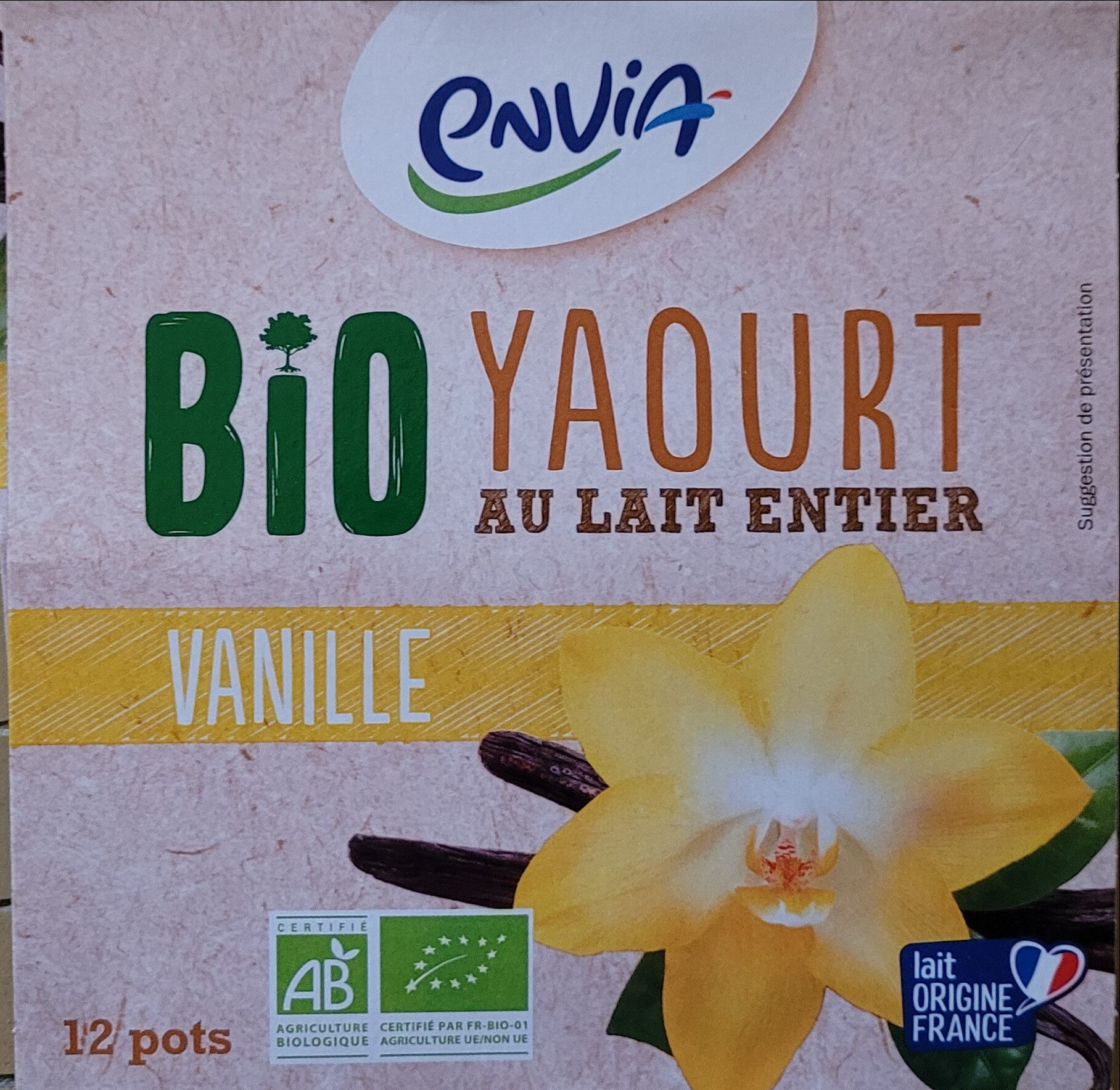 Yaourts vanille étuvés bio - Produkt - fr
