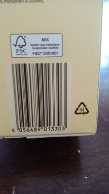 Orangensaft - Recycling instructions and/or packaging information