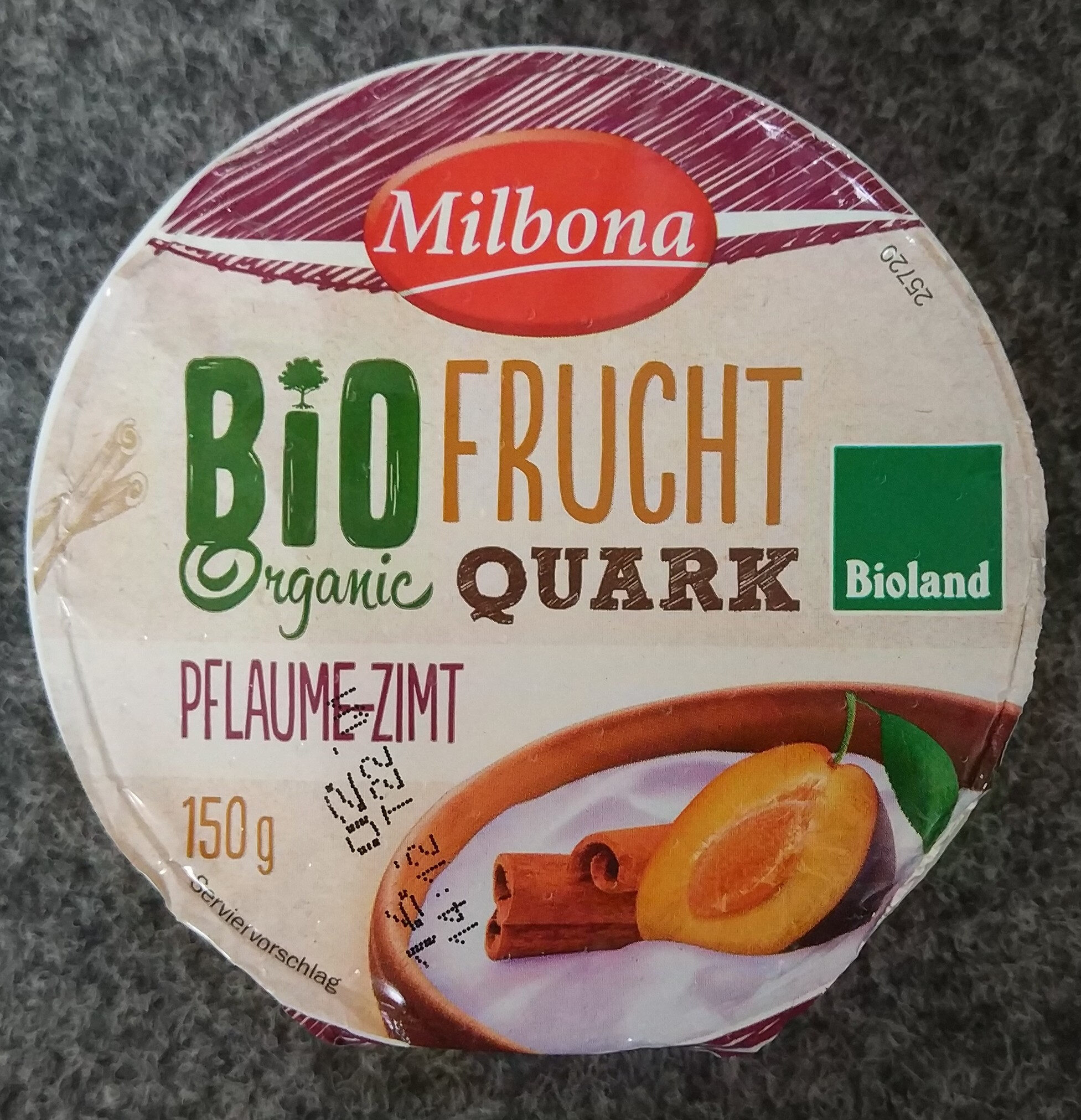 Bio-Fruchtquark - Pflaume-Zimt - Product - de