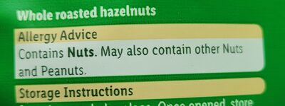 Roasted Hazelnuts - Ingrediënten - en