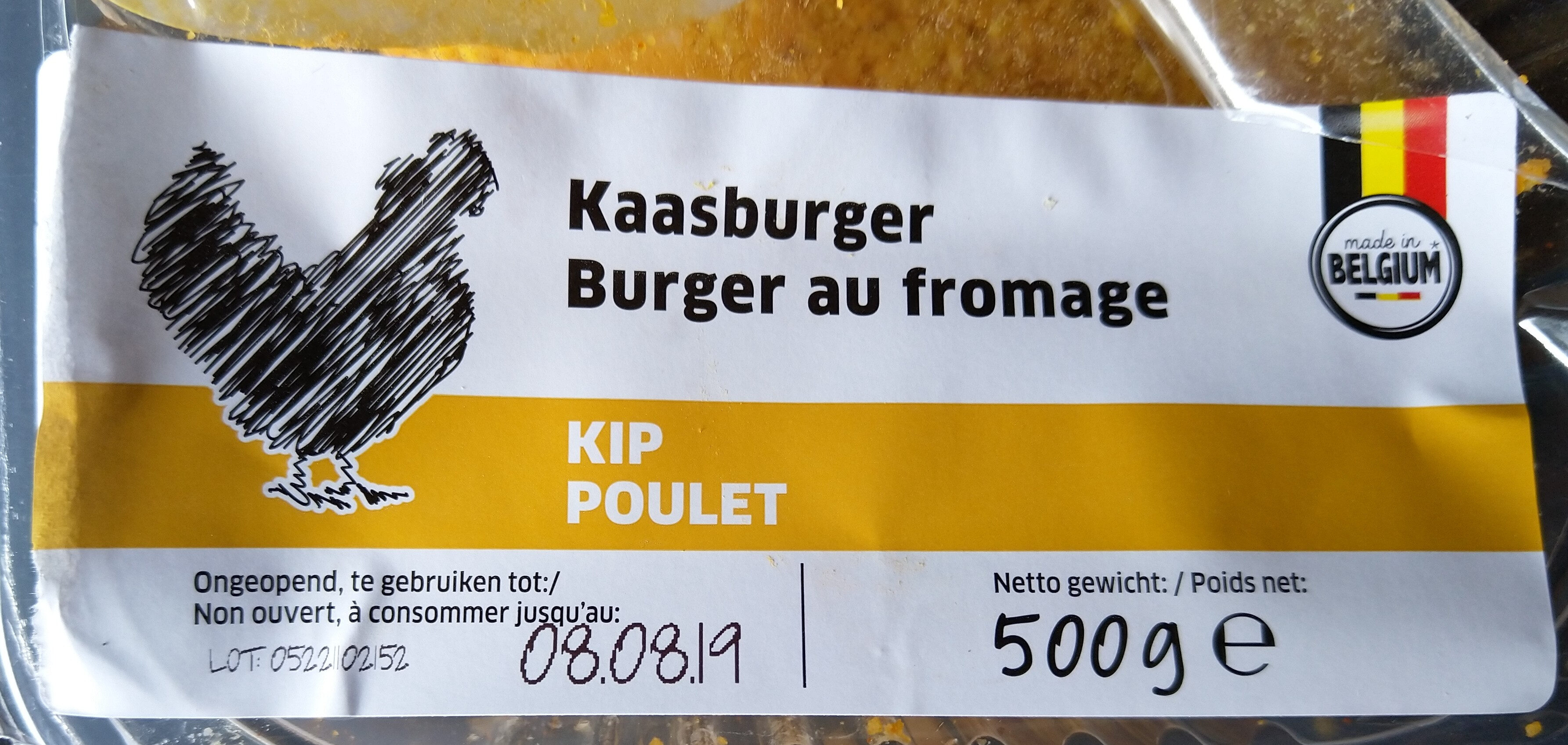 Burger au fromage - Produit