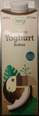 Ängens mild svensk Yoghurt Kokos - Produkt