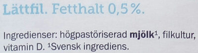 Ängens svensk Lättfil - Ingredients - sv