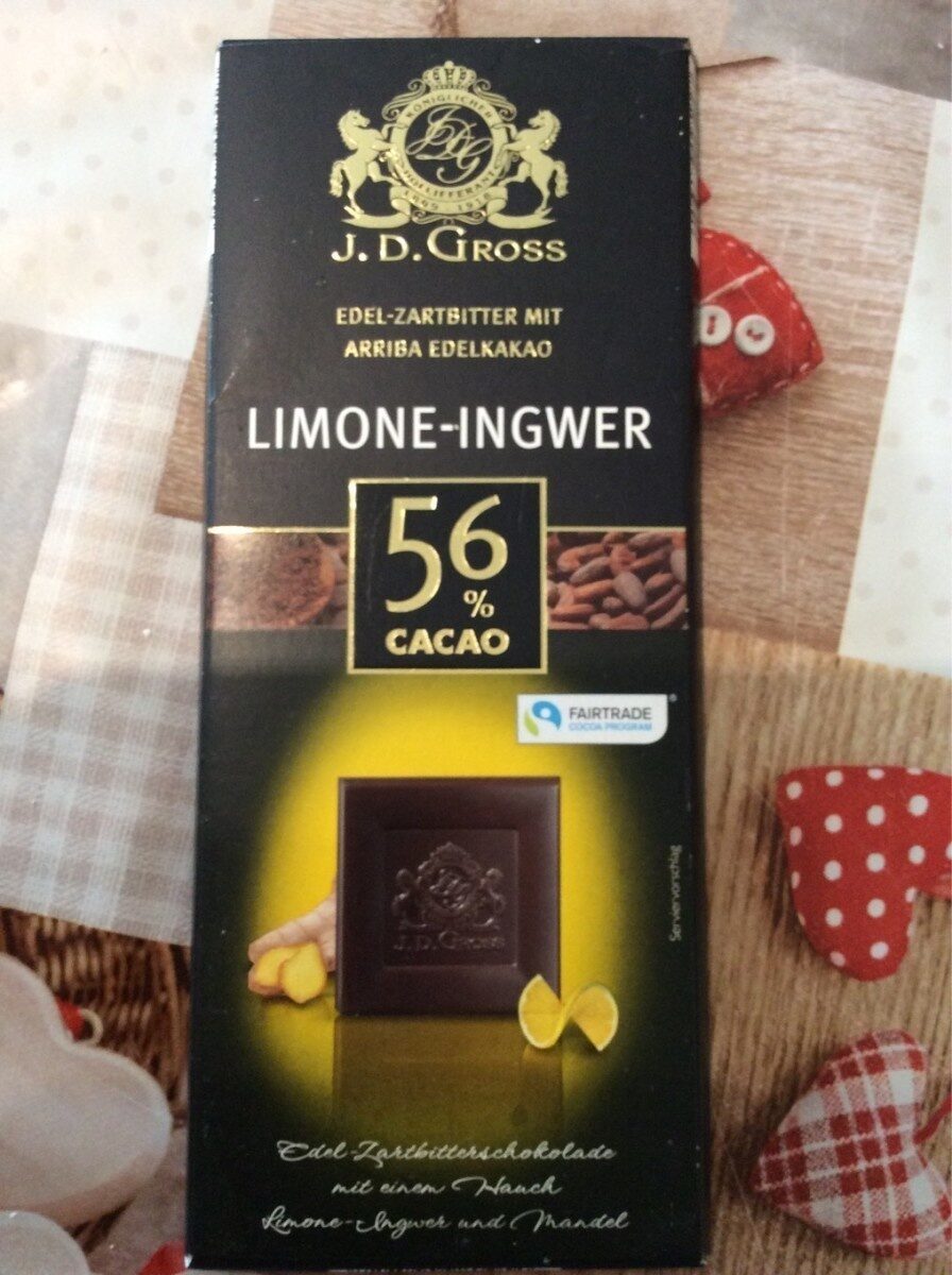 Chocolat noir 56% - Product - de