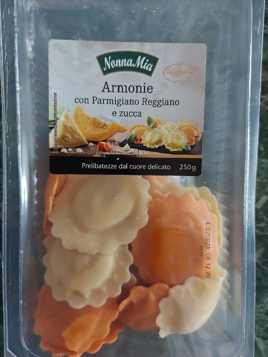 Armonie con parmigiano e zucca - Prodotto