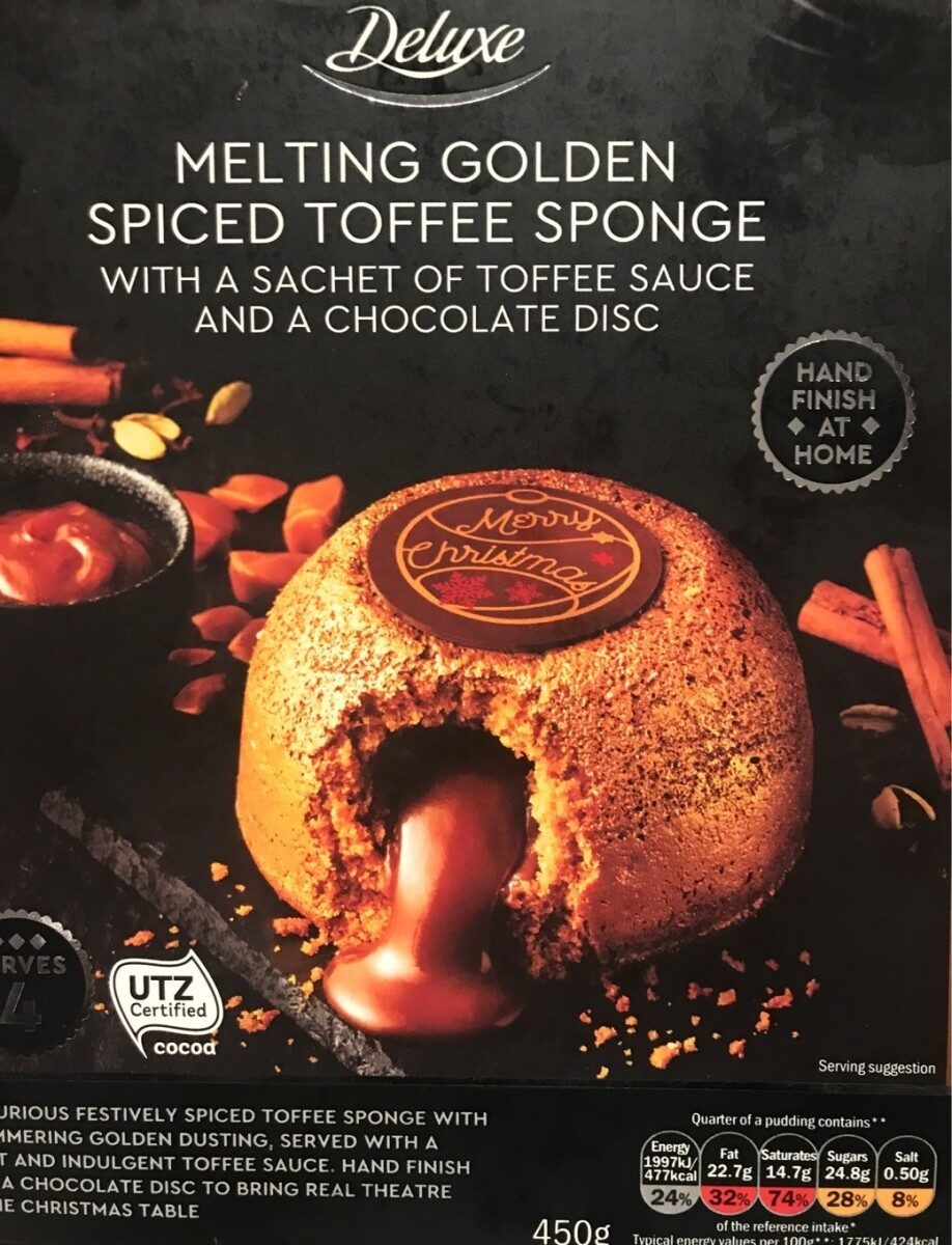 Melting Golden Spice Toffee Sponge - Táirge - en