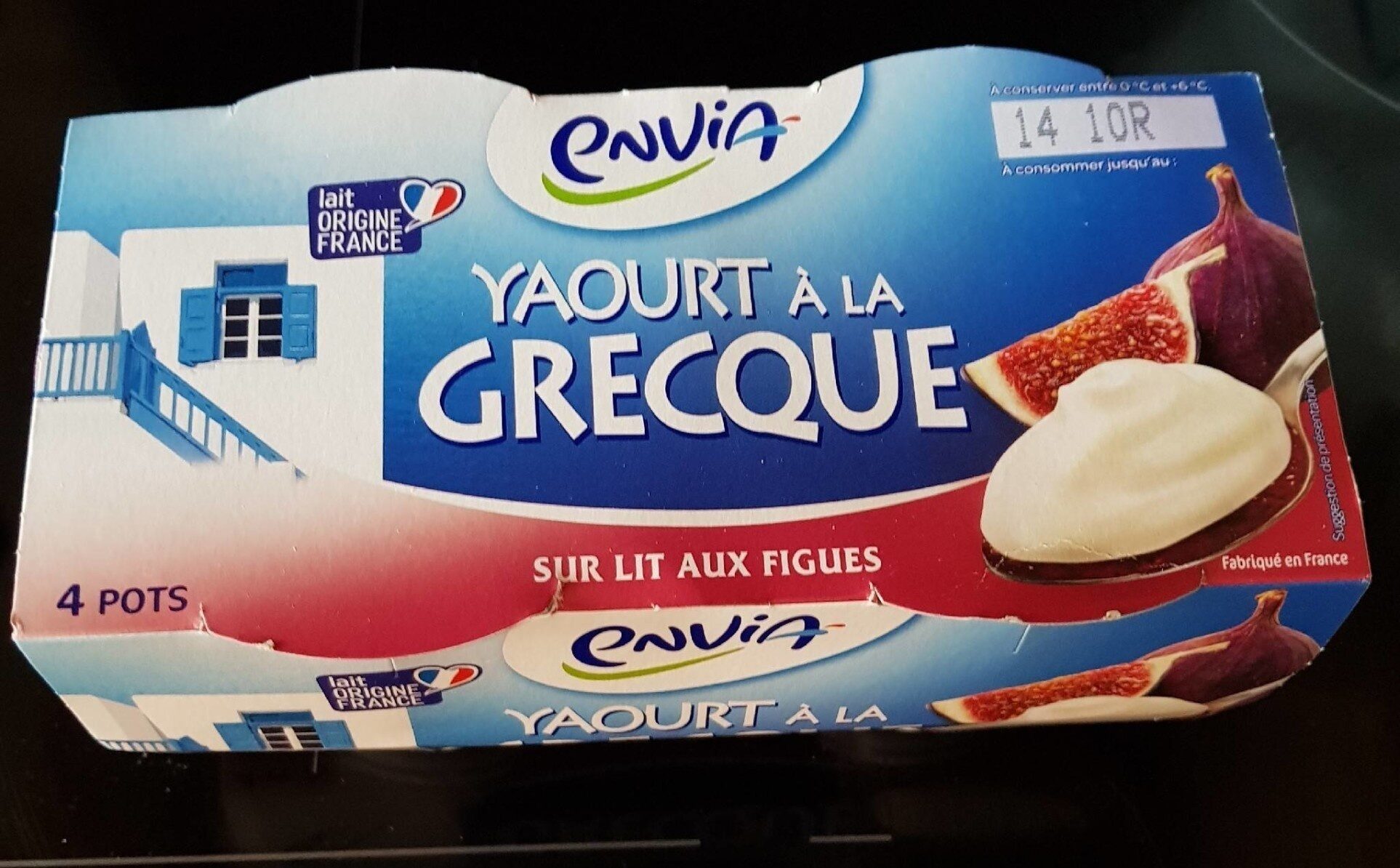 yaourt à la grecque sur lit aux figues - Product - fr