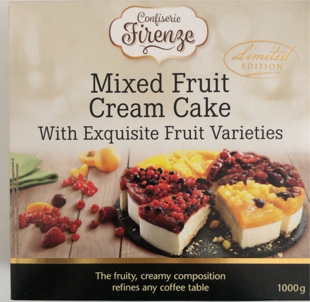 Mixed fruit cream cake - Prodotto
