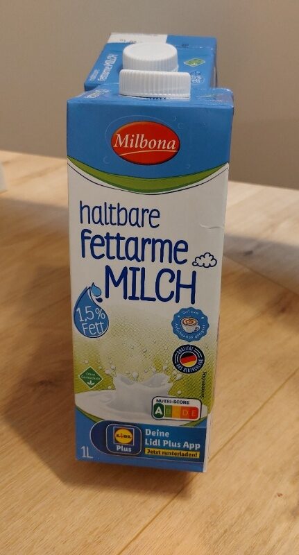 Haltbare Fettarme Milch - Produkt