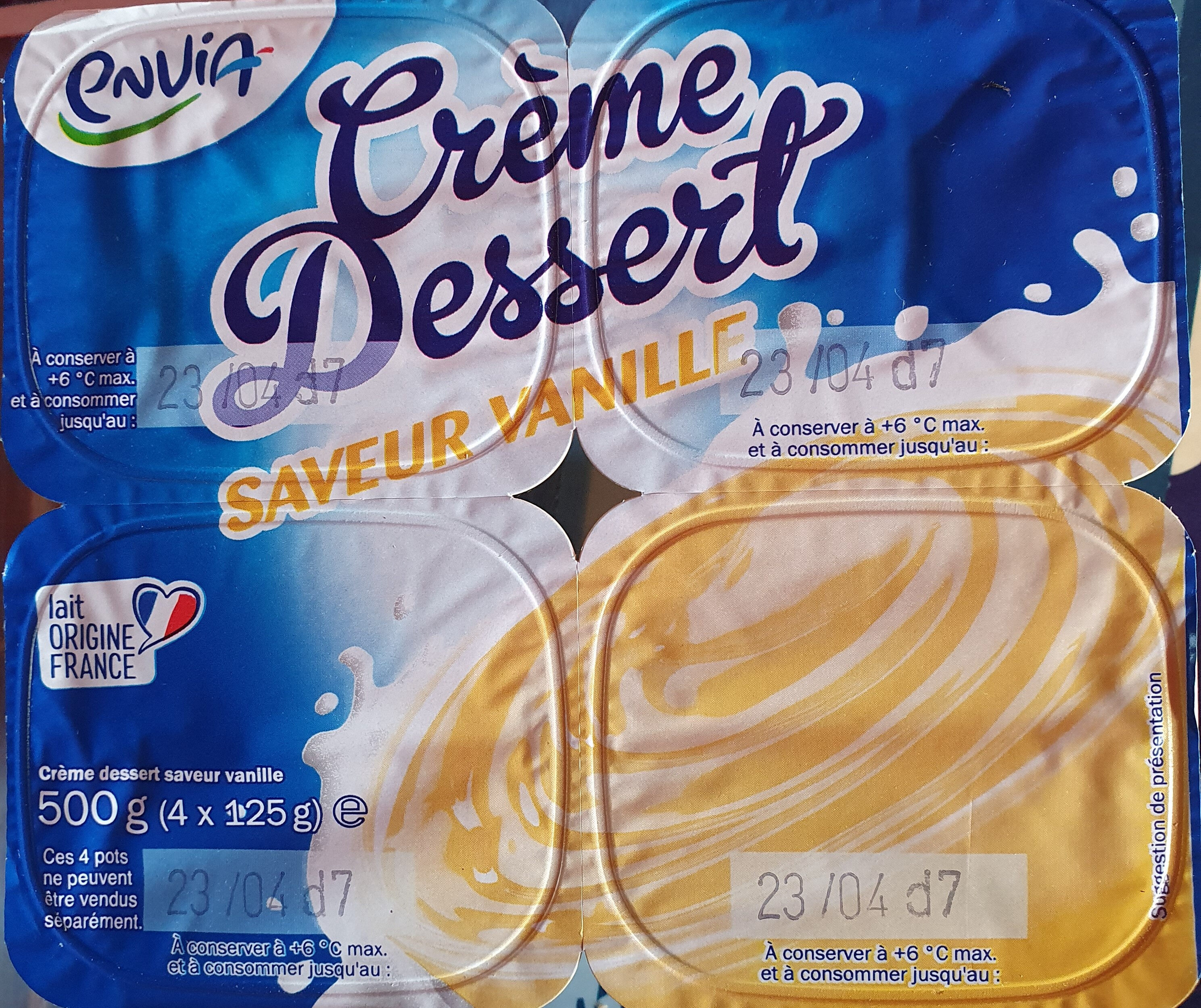 Crème dessert Saveur Vanille - Produit