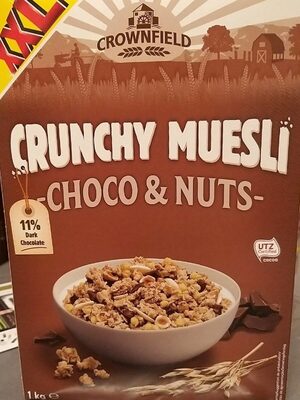Crunchy muesli choco & nuts - Product - fr