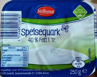 Speisequark 40 % Fett i. Tr. - Produkt