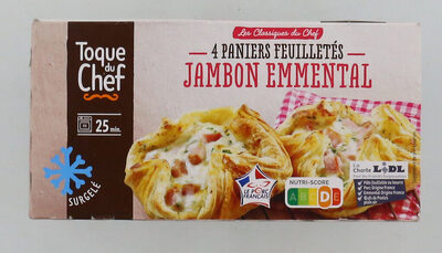 Paniers feuilletés jambon-emmental - Produkt - fr