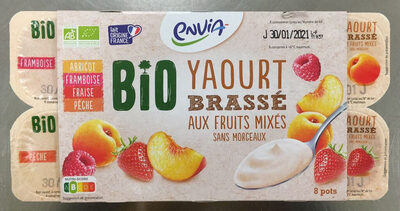 BIO Yaourt brassé aux fruits mixés sans morceaux - Product - fr