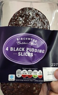 Black pudding - Product - en