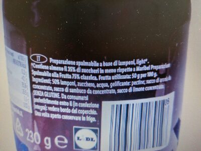 Marmellata albicocche -35% di zuccheri - Ingredienti