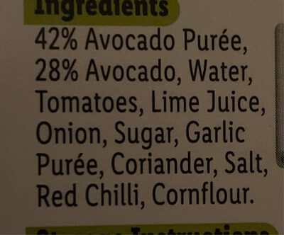 Chunky Guacamole - Ingredients