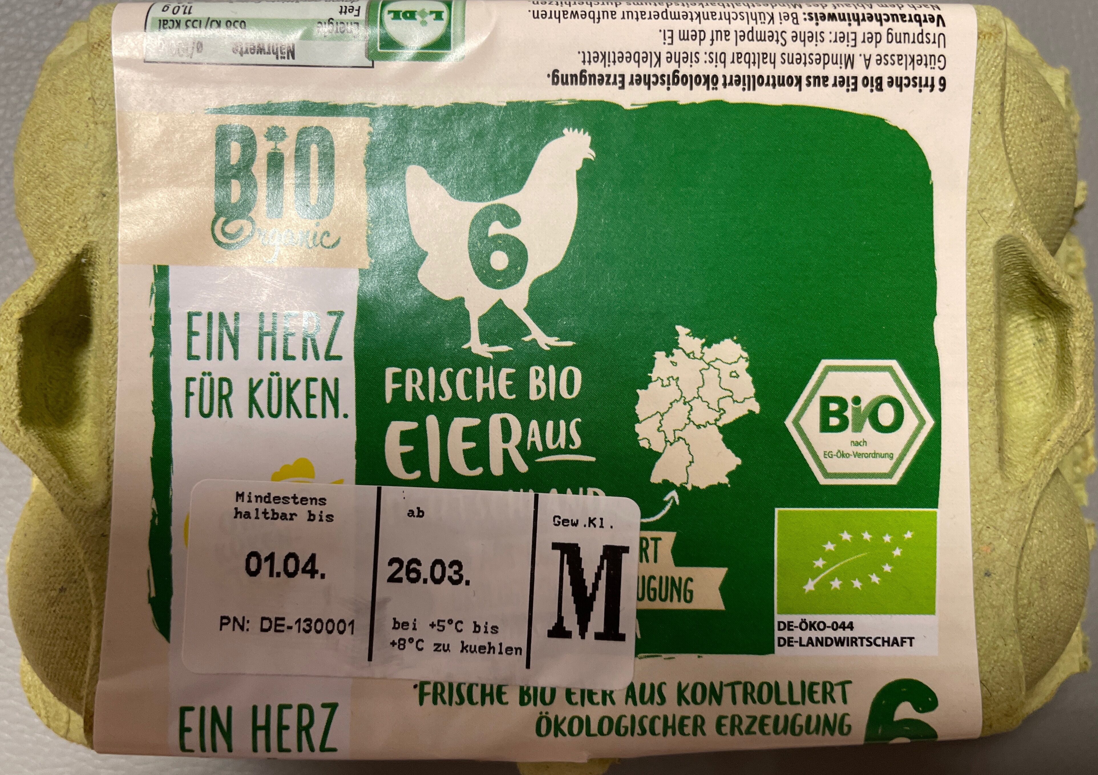 Frische Bio Eier - Produkt