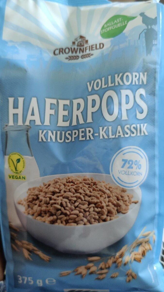 Vollkorn Haferpops Knusper Klassik - Product - de