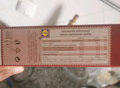 Muesli Crocante Noz-Pecã - Ingrédients