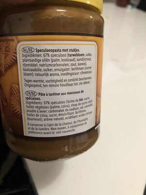 Speculaas crunchy's - Ingredientes - nl
