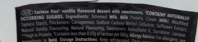 Dessert Proteico - Ingredients