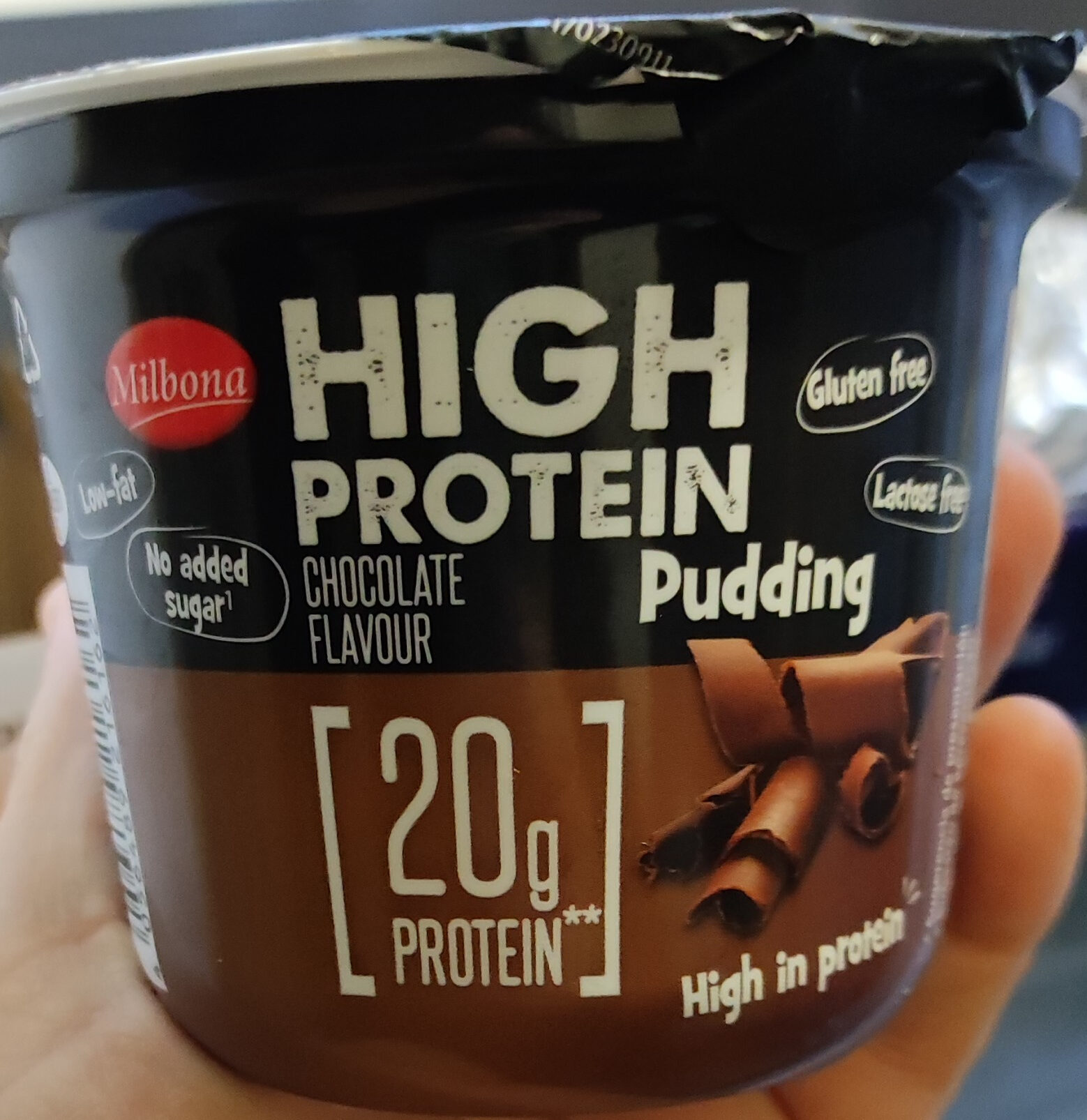 High Protein Chocolate Flavor Pudding - Produto - de